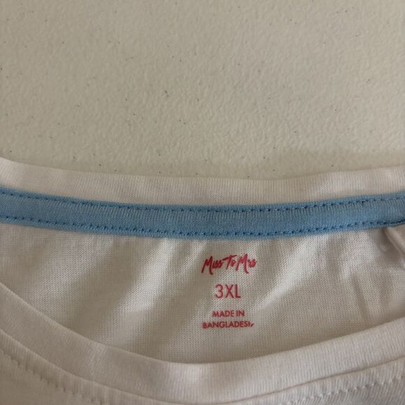 Miss to Mrs T-Shirt Women's 3XL White #Engaged Short Sleeve Graphic Tee - Picture 7 of 10